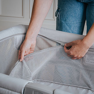 Zip-on/Zip-off Bassinet