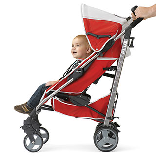 chicco orange stroller