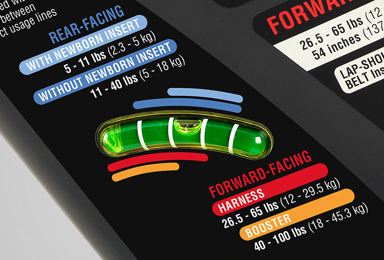 Chicco Fit3x bubble leveling image