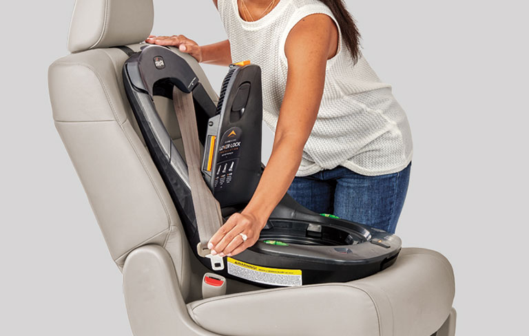 Chicco Fit360 routing seatbelt image