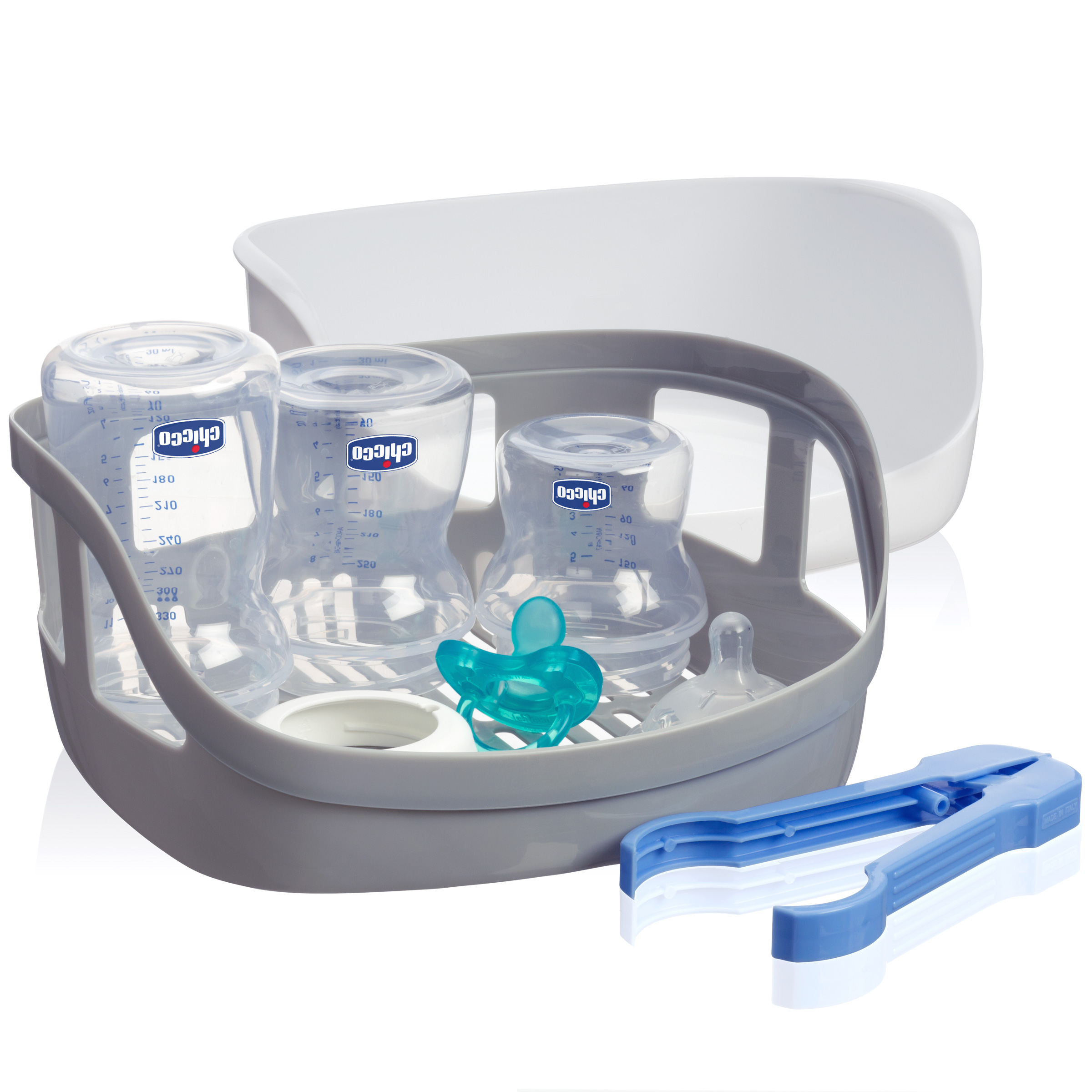 BPA Free NEW Fast Microwave Steam Sterilizer Eliminates 99.9% Harmful Bacteria
