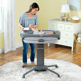 Chicco Close to You 3 in 1 Bedside Bassinet Heather Grey