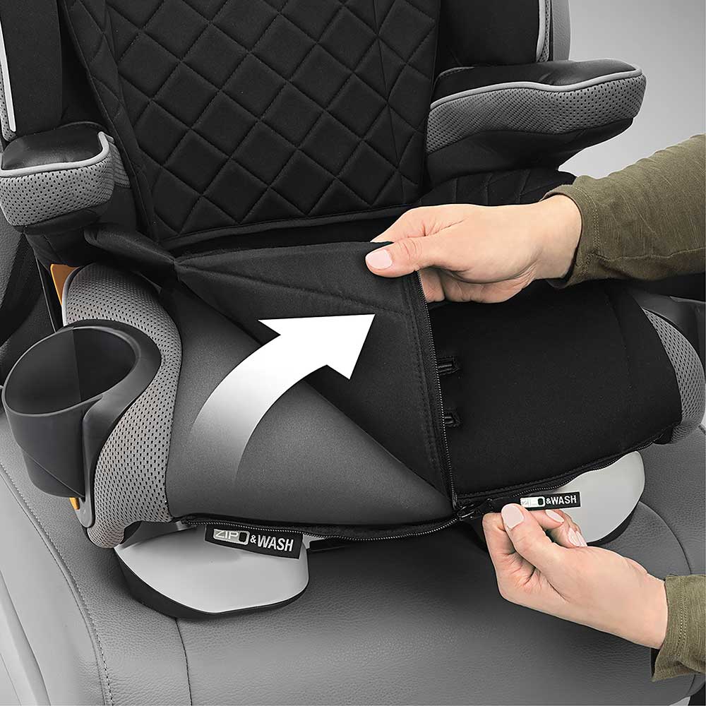 Removing the zip and wash fabrics from Chicco MyFit Car Seat