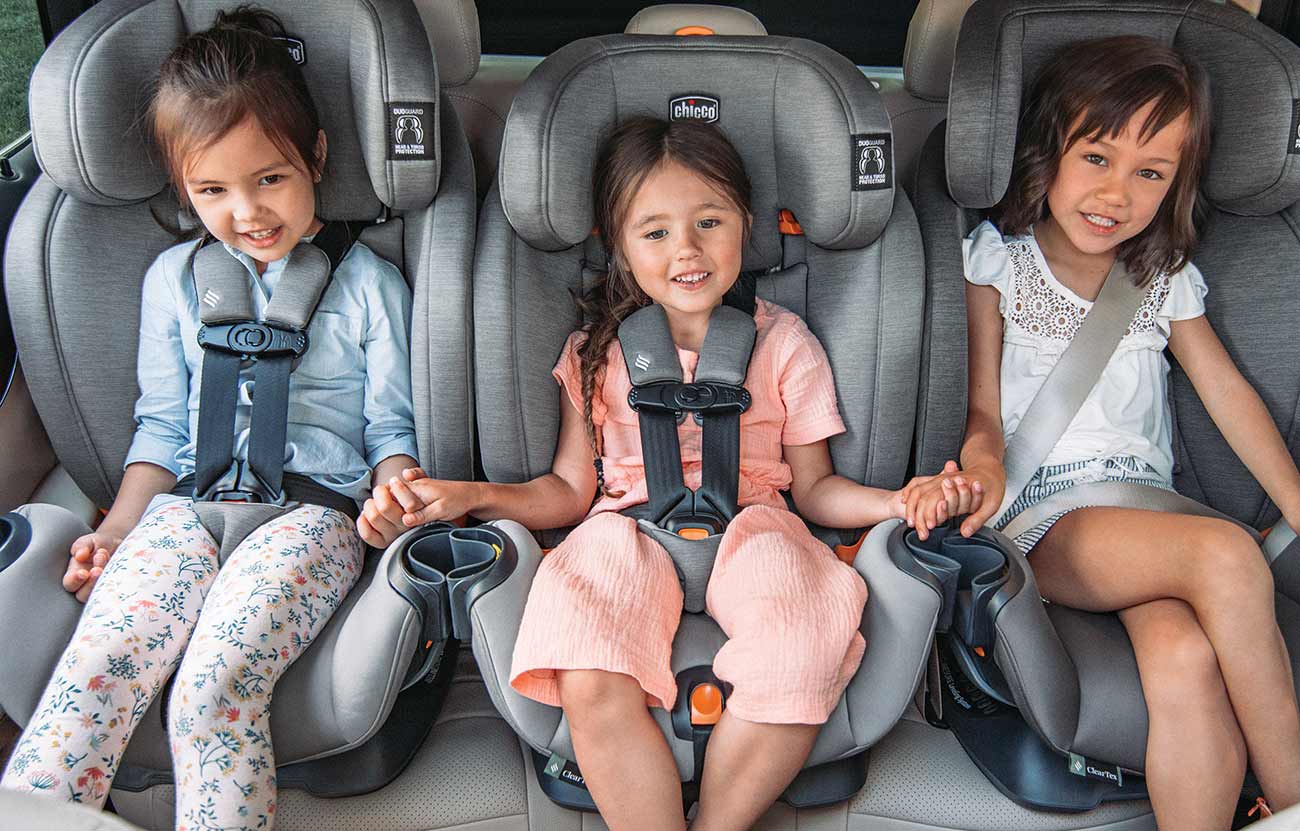 Chicco OneFit ClearTex Car Seat 3 Across