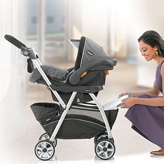 when to put baby in stroller without car seat chicco