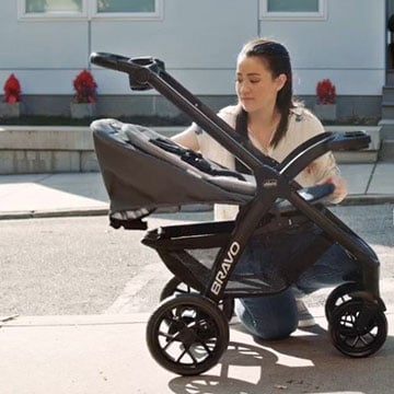 Image of Chicco Bravo Stroller with Removable Seat