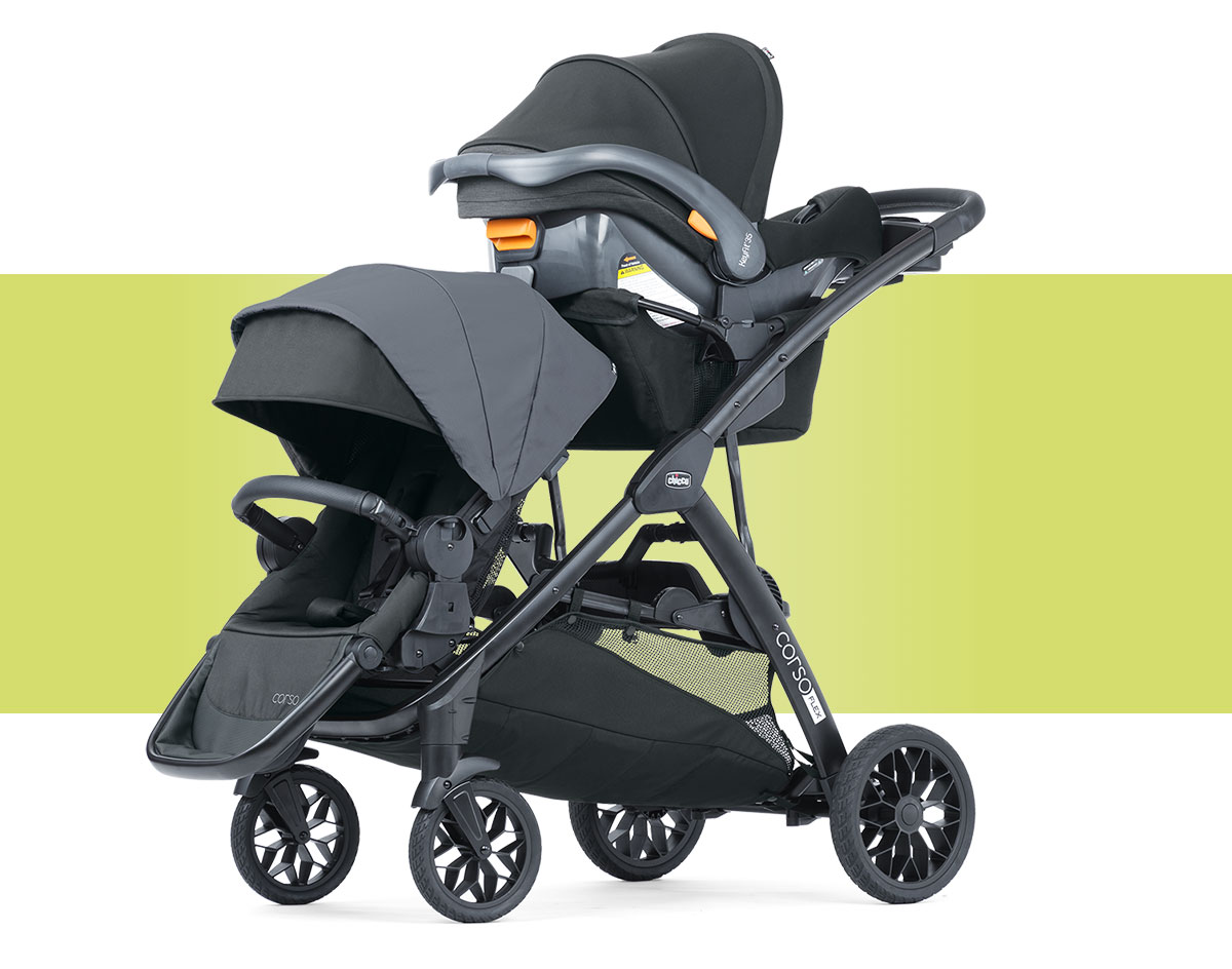 Chicco Corso Flex Double Bundle Stroller image