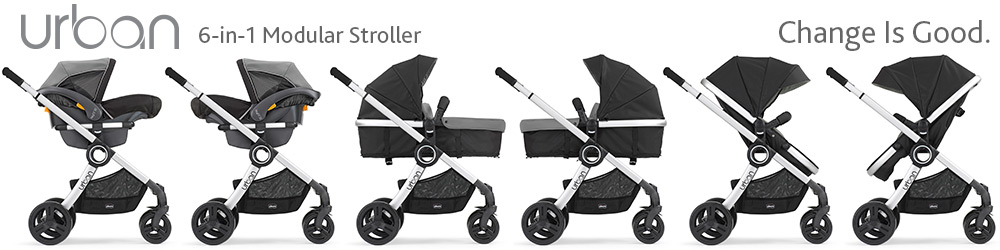 chicco urban stroller black