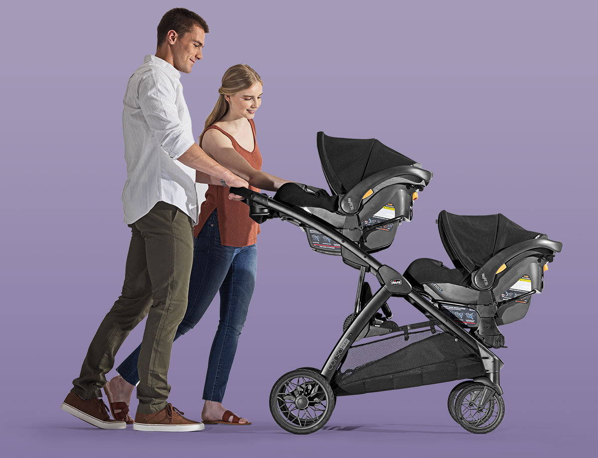 Chicco Corso Flex Twins Bundle image