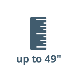 up to 49 inches