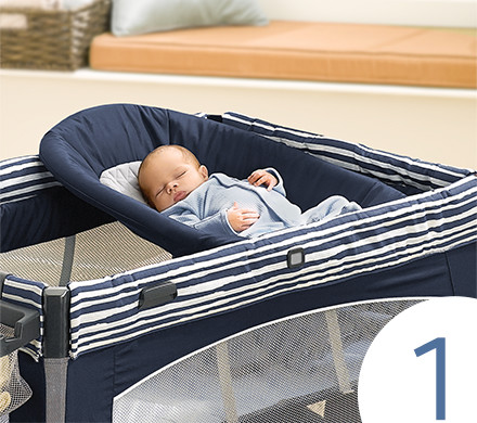 Chicco Lullaby® Zip All-in-One Portable Playard, Infant Bassinet and  Changer, Electronic Toy Bar, Toddler Playard, Travel Friendly |  Driftwood/Grey