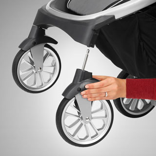 plastic pram wheels