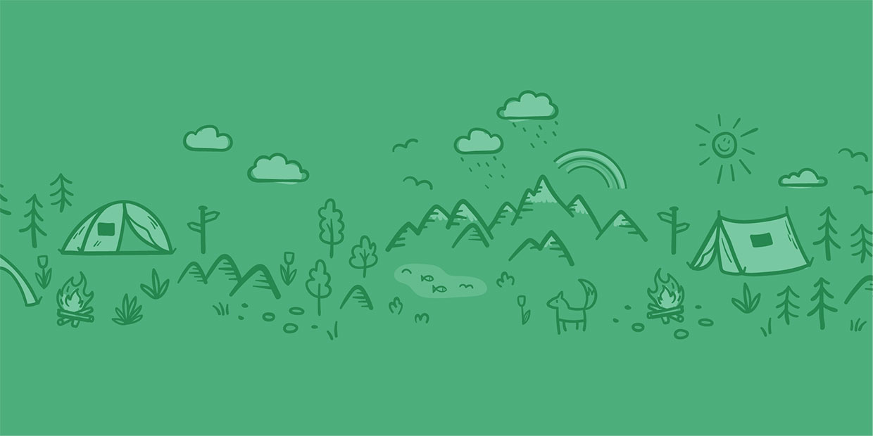 A header image for a blog about the best family hike in every U.S. state