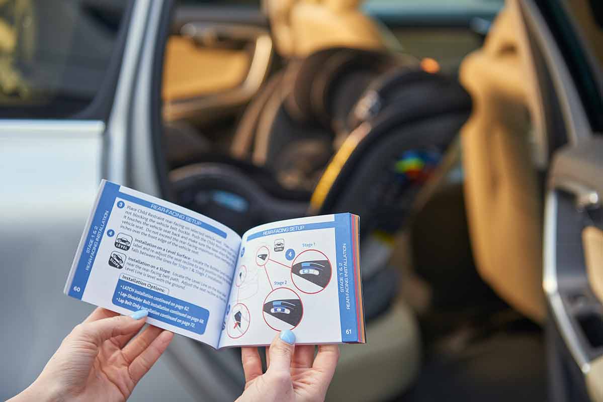 Reading the Chicco Car Seat Instruction Manual