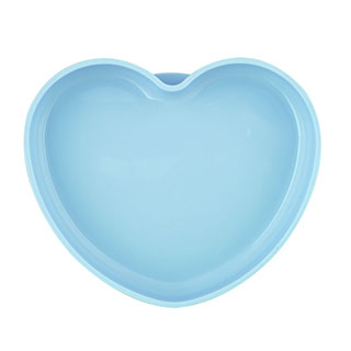 Colorful, Heart-Shaped Plate