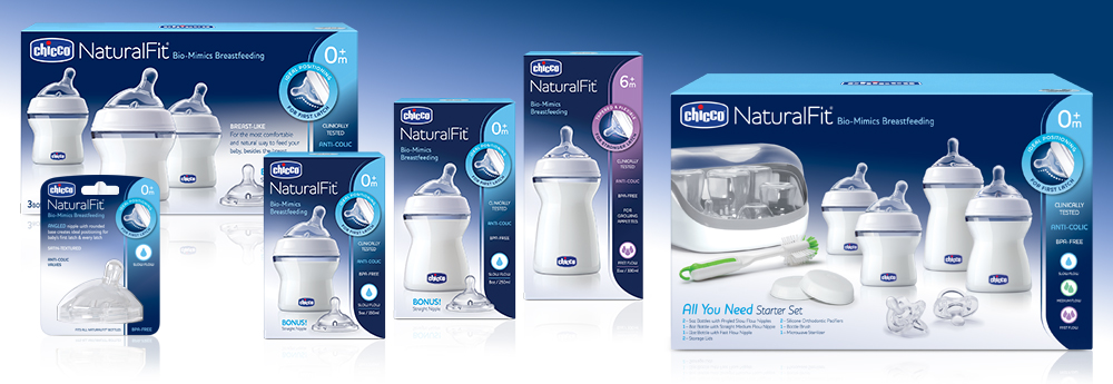 Chicco NaturalFit Baby Bottles and Baby Feeding System