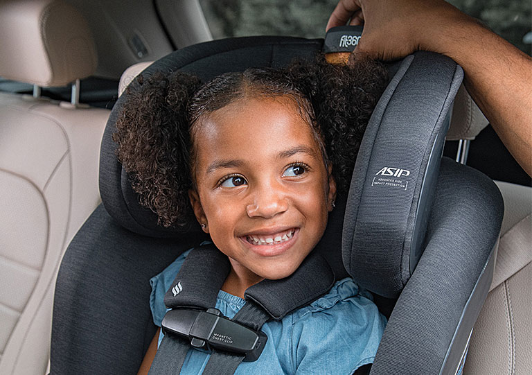 Chicco Fit360 front facing headrest image