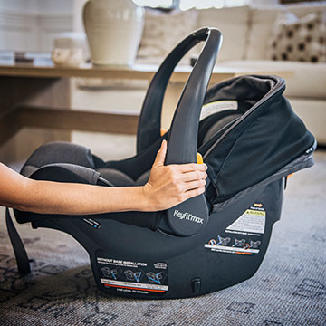 KeyFit Max Car Seat easy adjust handle
