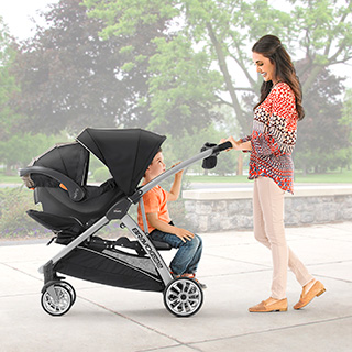 chicco bravo for 2 car seat compatibility