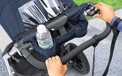 Park Brake for jogger strollers