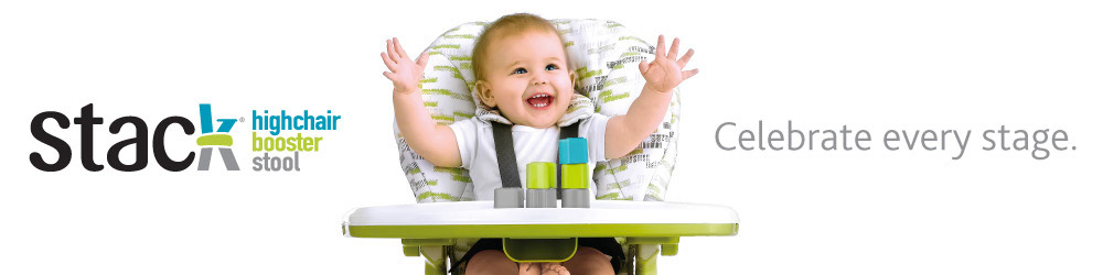 Converts from Infant, to booster, to stool Chicco Stack 3 in 1 Highchair