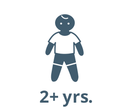 2+ years old