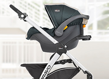 Image for Chicco Bravo Accepts a Car Seat