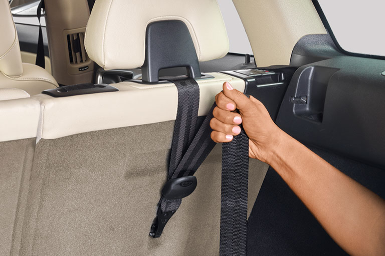 Chicco Fit360 attach tether anchors in vehicle image