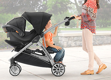 chicco double stroller canada