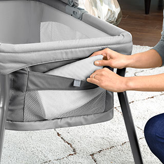 LullaGo Nest Portable Bassinet - Dove | Chicco