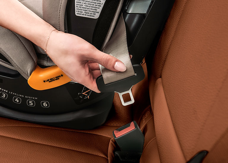 Chicco Fit3x Seat Belt Path Threading image