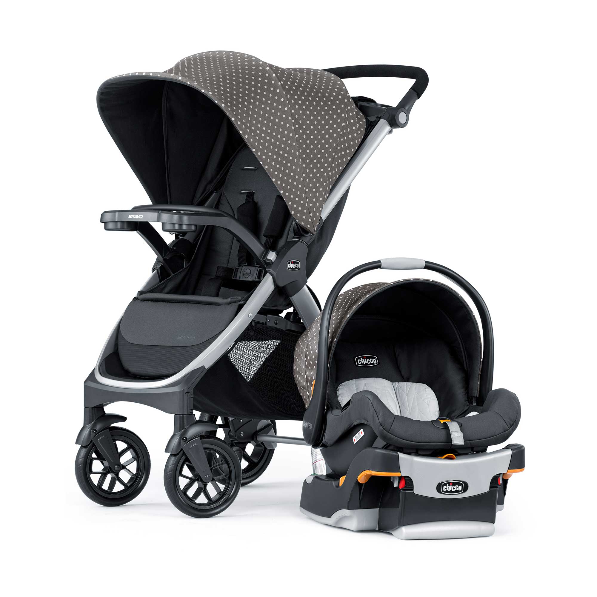 Bravo 3-in-1 Quick-Fold Trio Travel System - Calla | Chicco