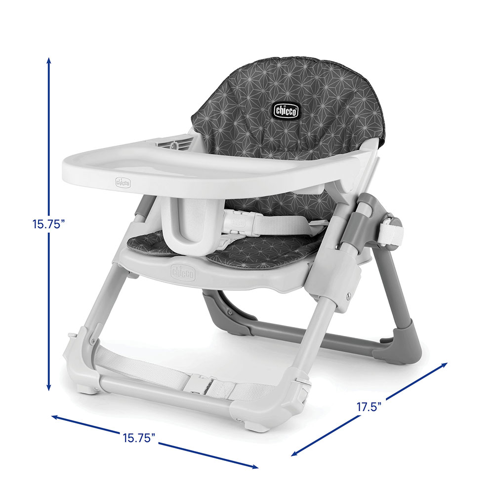 Take A Seat 3 in 1 Chair Booster Seat Grey Star Chicco