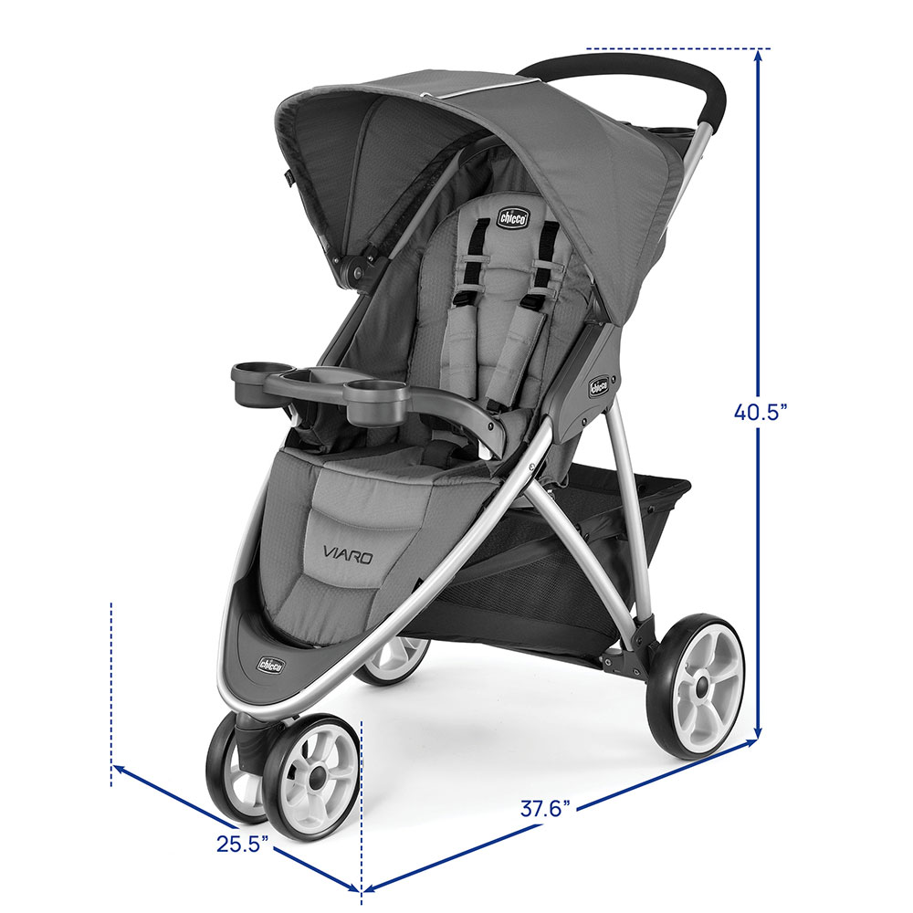 Chicco Viaro Stroller dimensions image