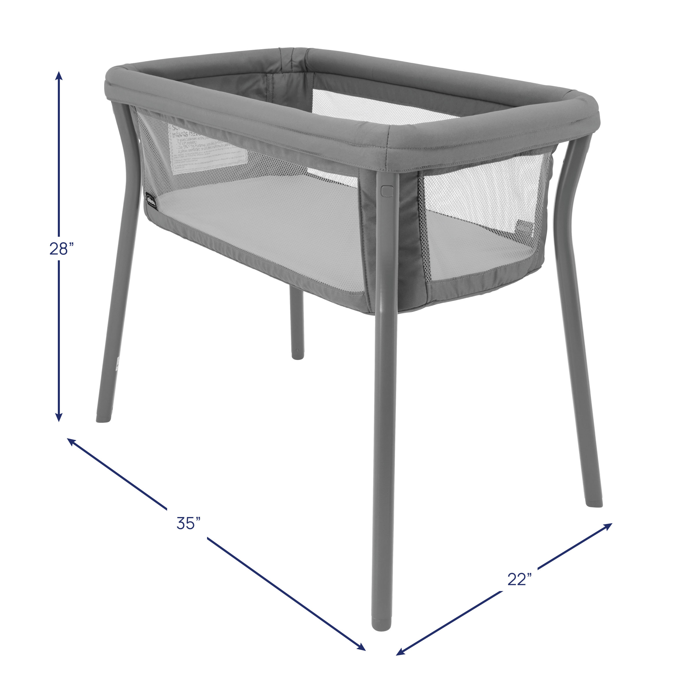 Chicco LullaGo Anywhere SE Bassinet dimensions