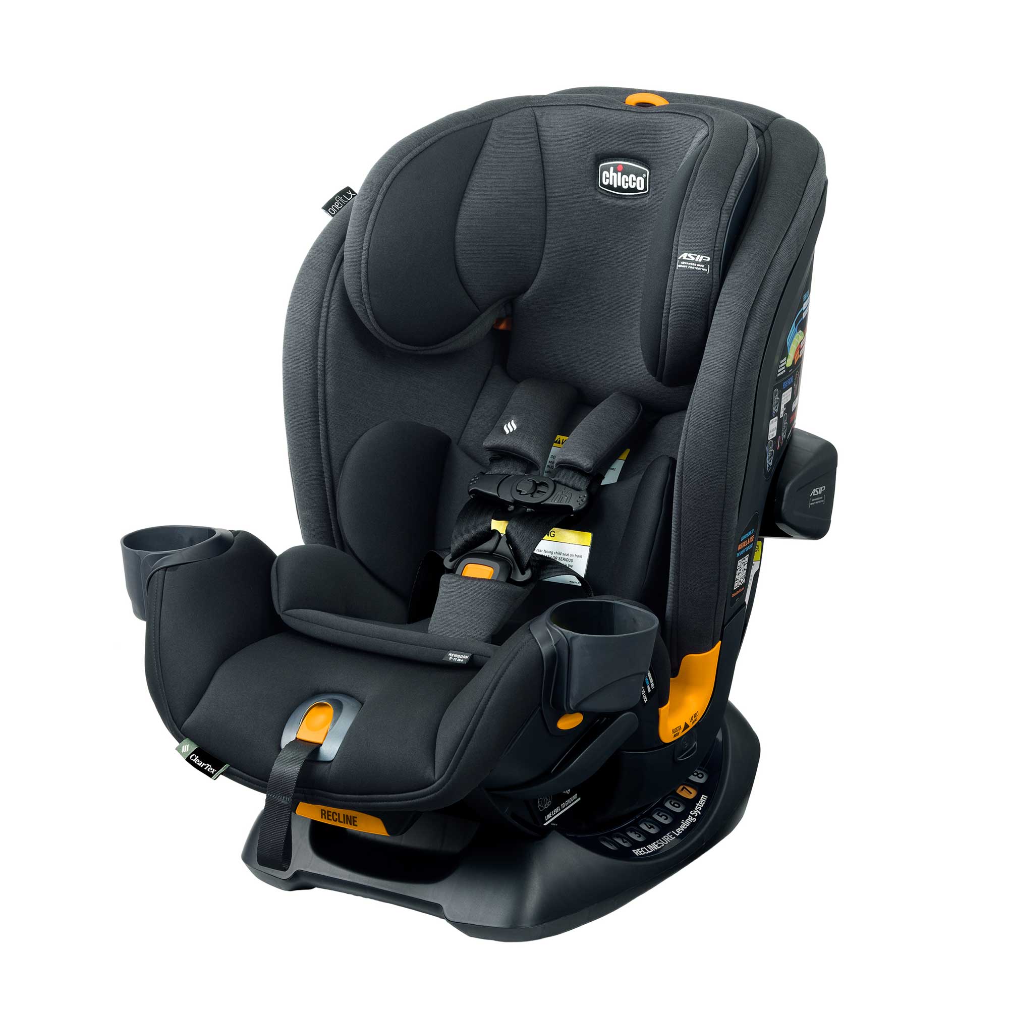 Chicco OneFit LX ClearTex Infant Car Seat in Ebony