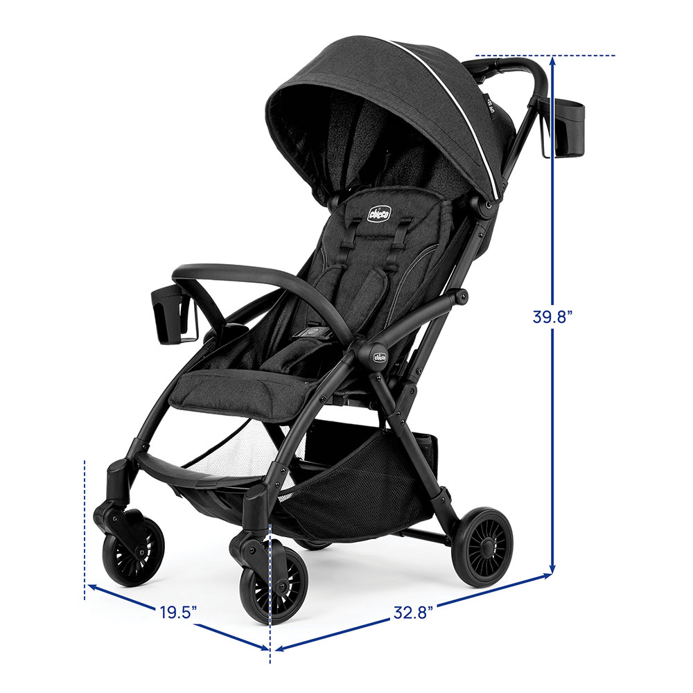 Chicco Presto Stroller dimensions image