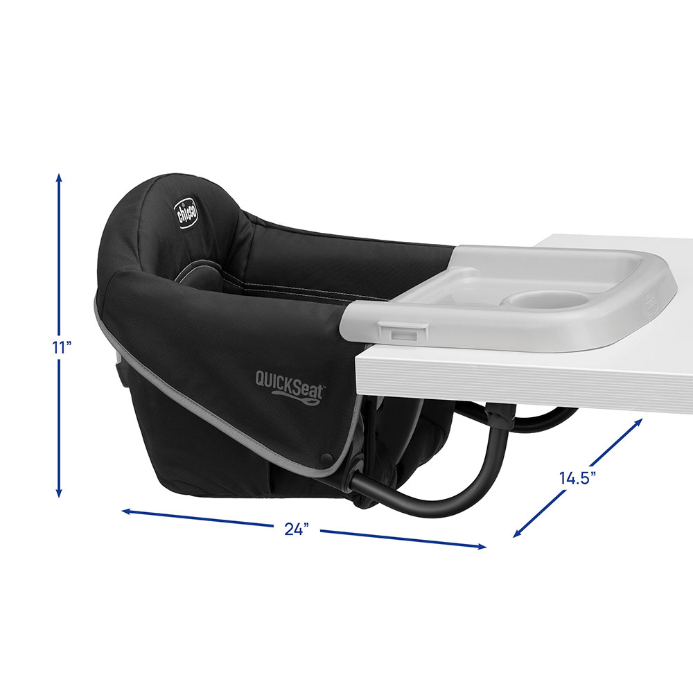 Chicco QuickSeat Hook-On Chair dimensions image