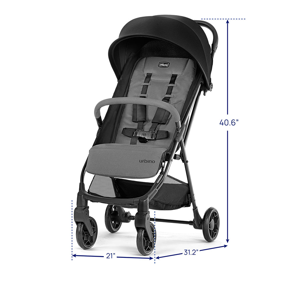 Chicco Urbino Stroller dimensions image
