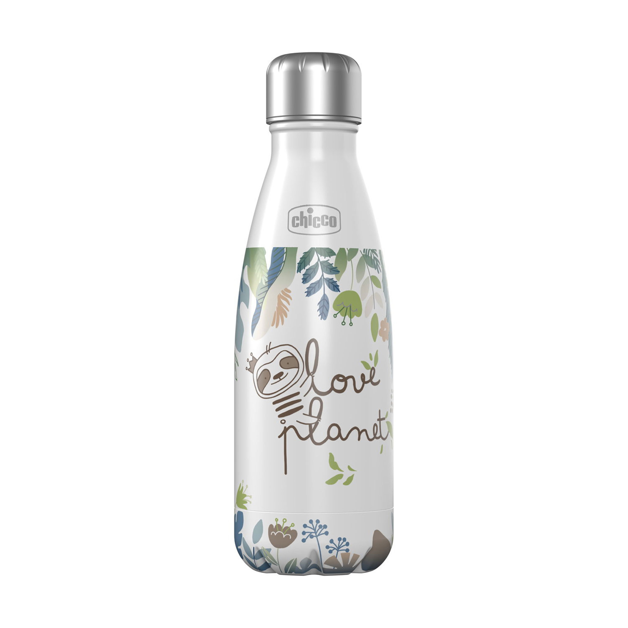 Chicco Stainless Steel Water Bottle 17oz 4yr+