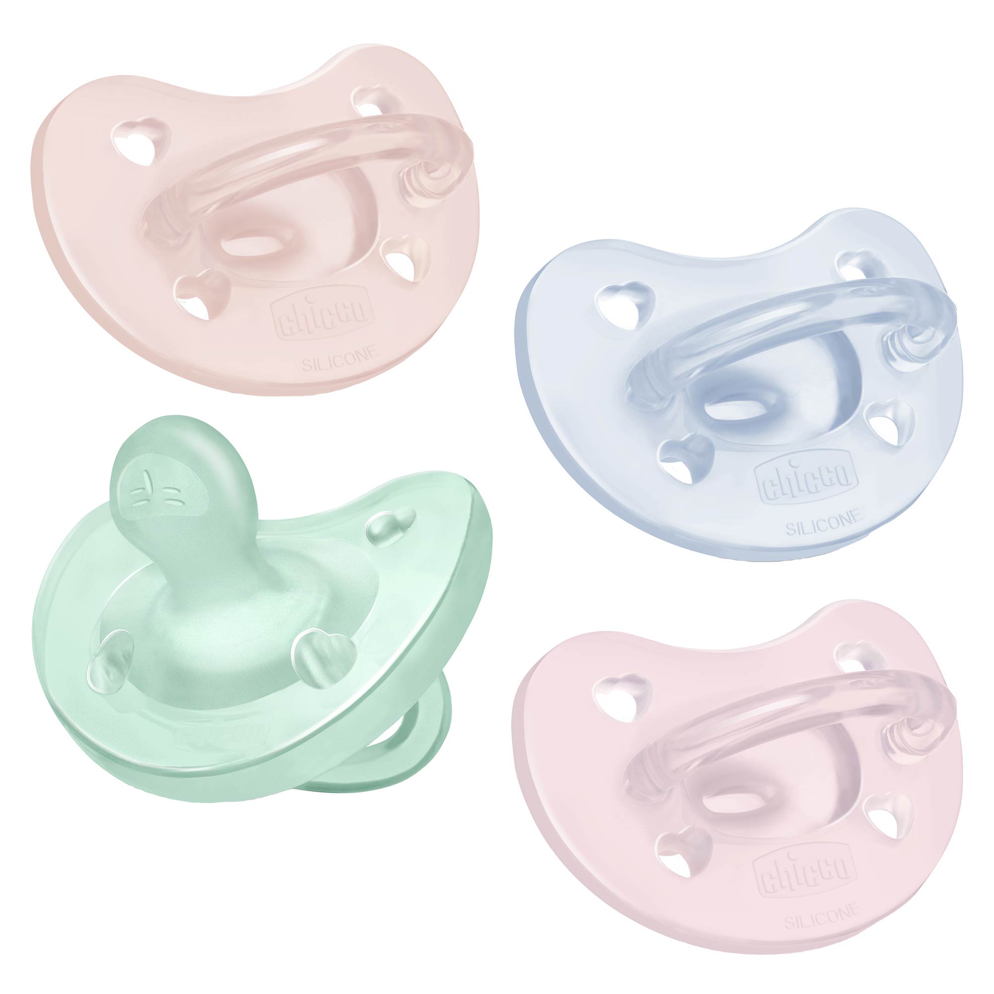 Chicco PhysioForma Orthodontic Silicone Pacifier 0-6m 4pc