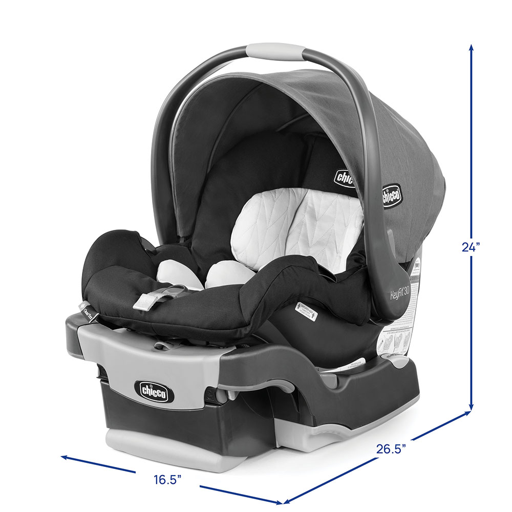 Chicco KeyFit 30 ClearTex dimensions image