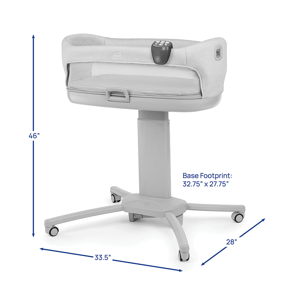 Chicco Close to You Bedside Bassinet dimensions image