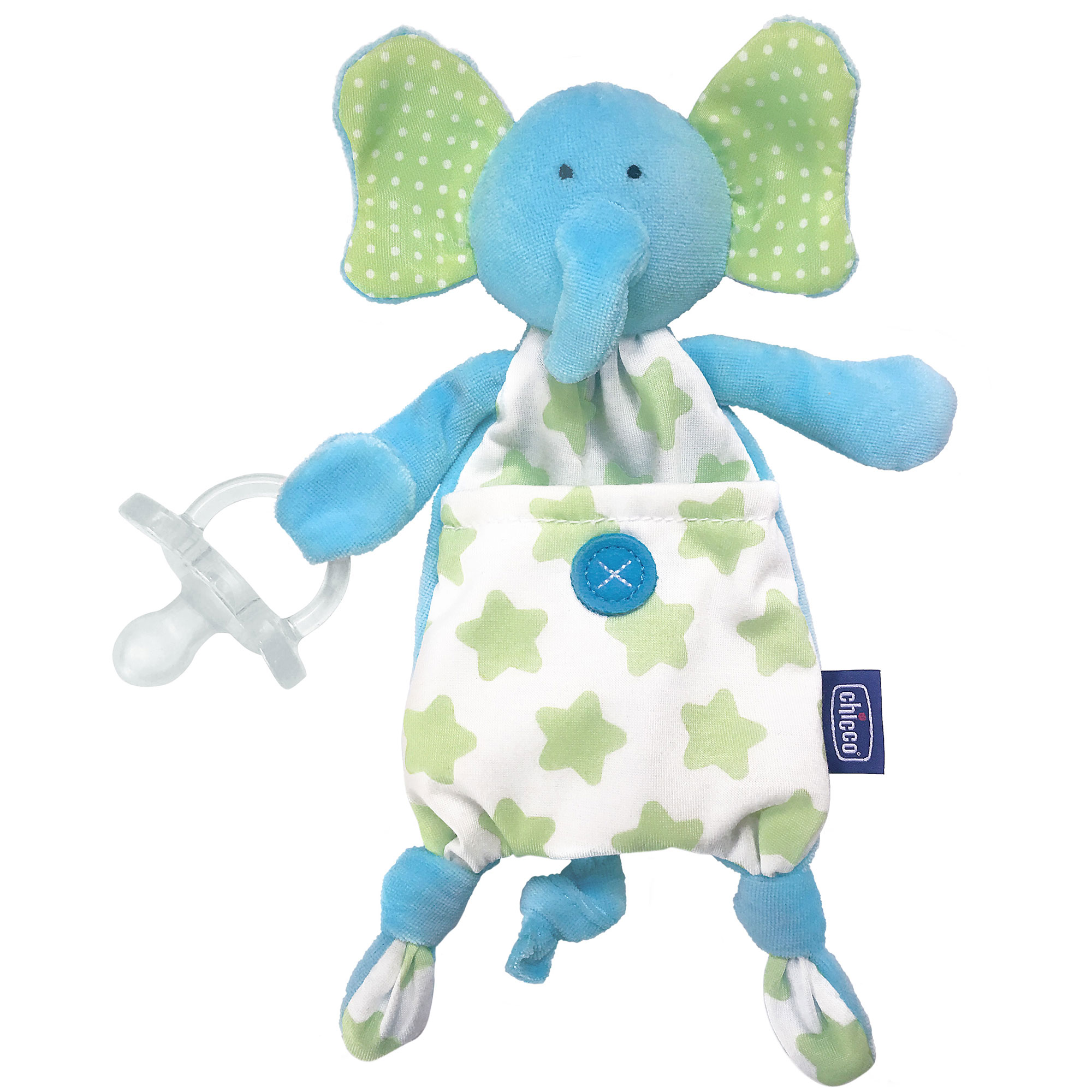 Pocket Buddies Elephant Pacifier Holder | Chicco