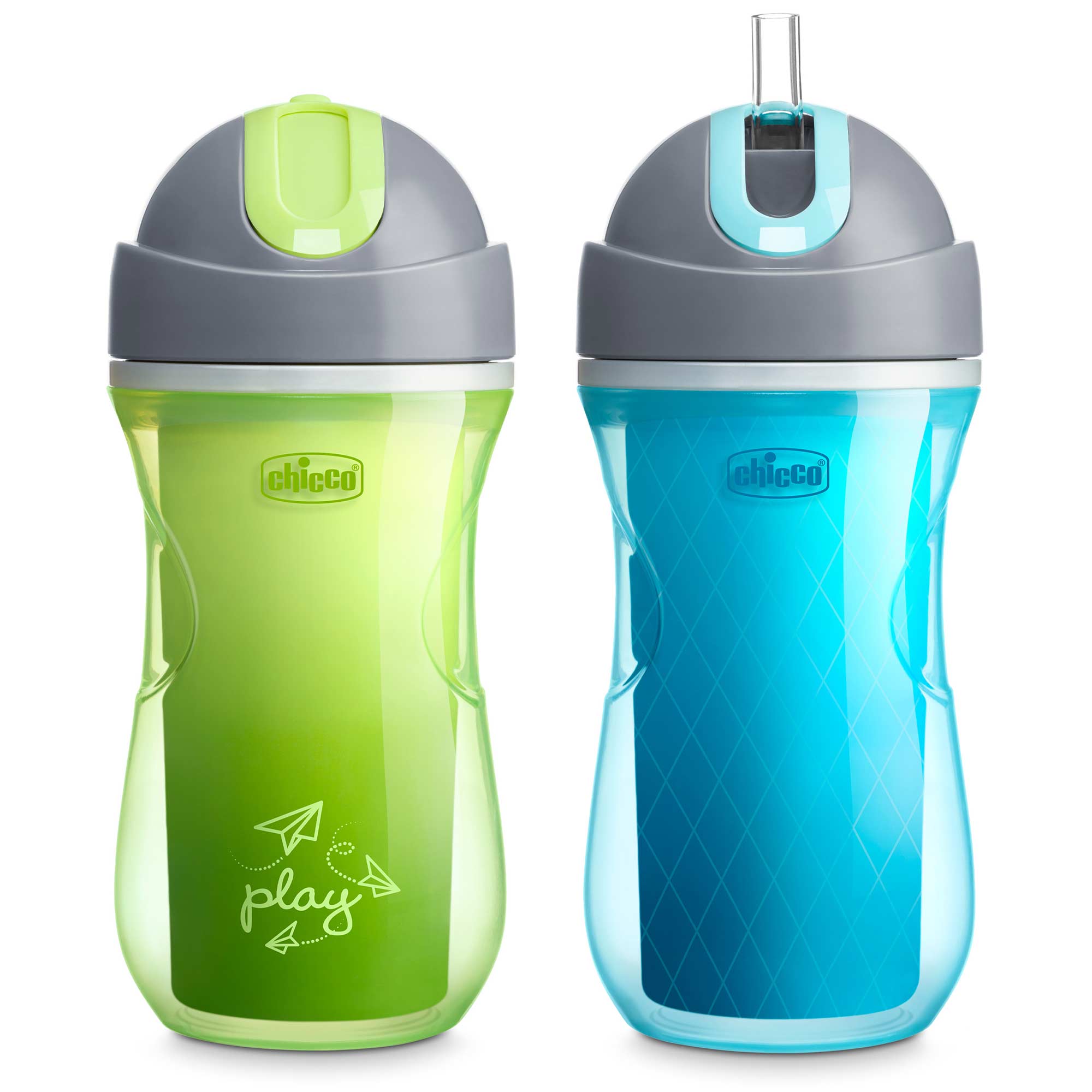 Insulated Flip-Top Straw Cup