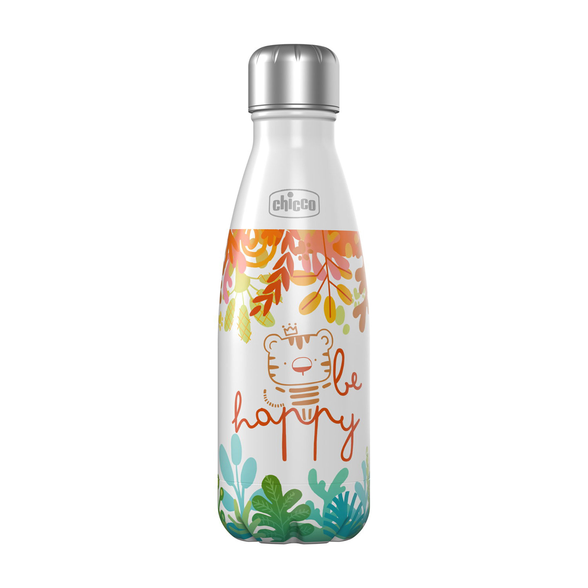 Stainless Steel Water Bottle 17oz 4yr+ - Safari | Chicco