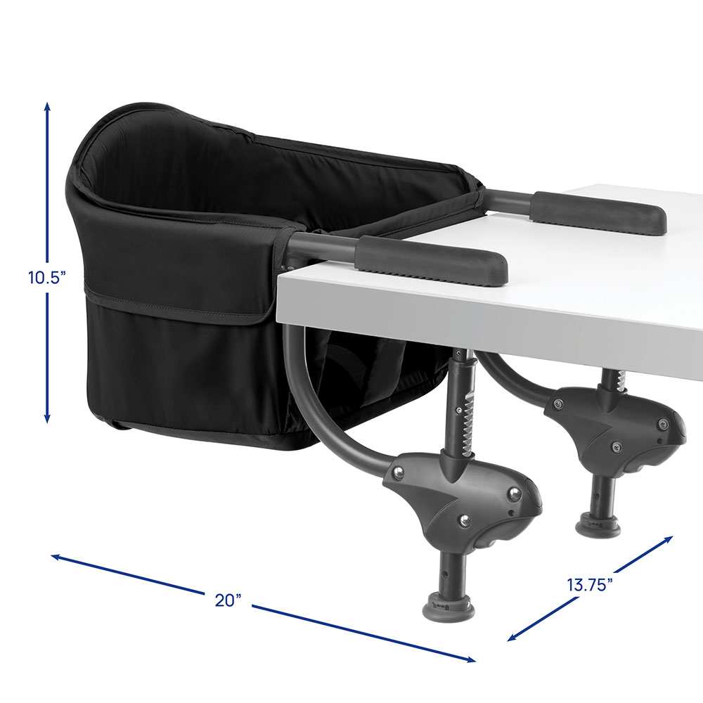 Caddy Portable Hook-On Chair dimensions image