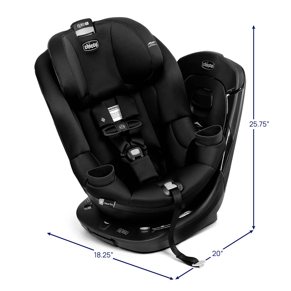 Chicco Fit360 SE Rotating Car Seat dimensions image