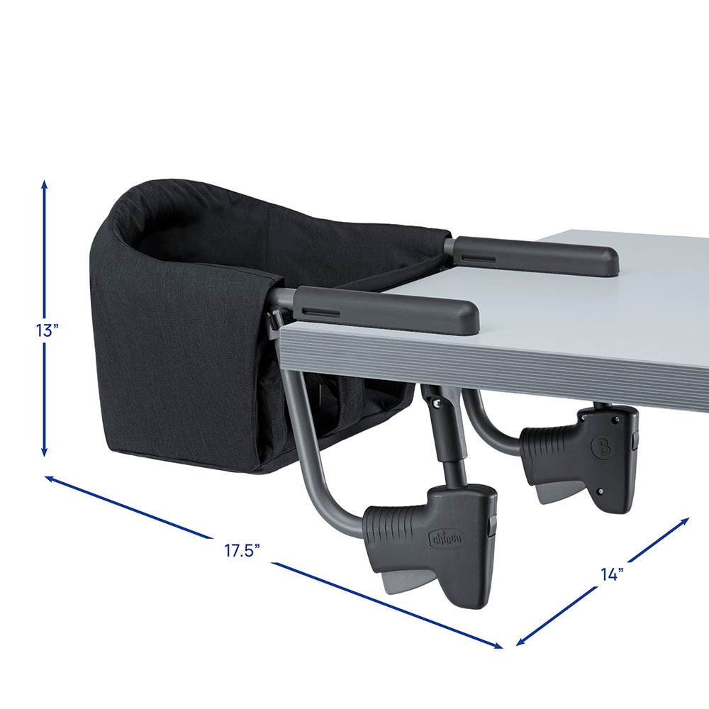 Chicco FastLock Hook-On Chair dimensions image