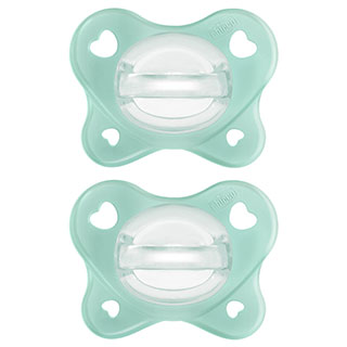 Chicco PhysioForma Dual Soft Silicone Pacifiers 0-2m